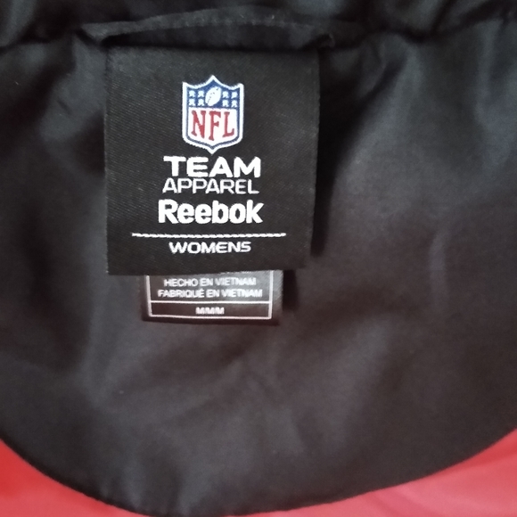 Women's  jacket Coat Hoodie NFL Niners 49 ers jacket quilted - Picture 9 of 10